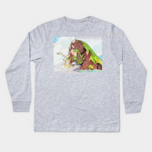 Obsidian Temple Kids Long Sleeve T-Shirt